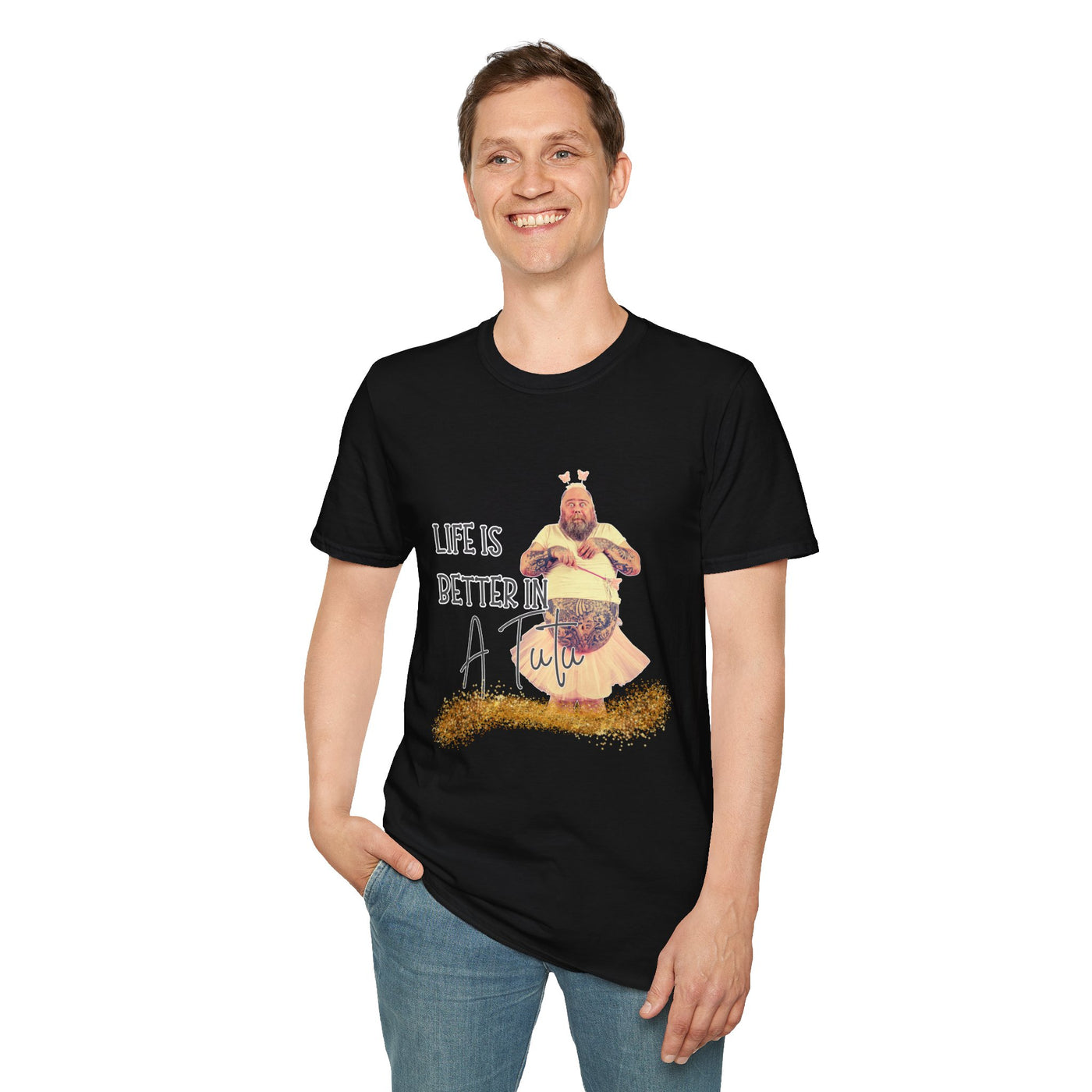 Life Is Better in a Tutu Unisex Softstyle T-Shirt