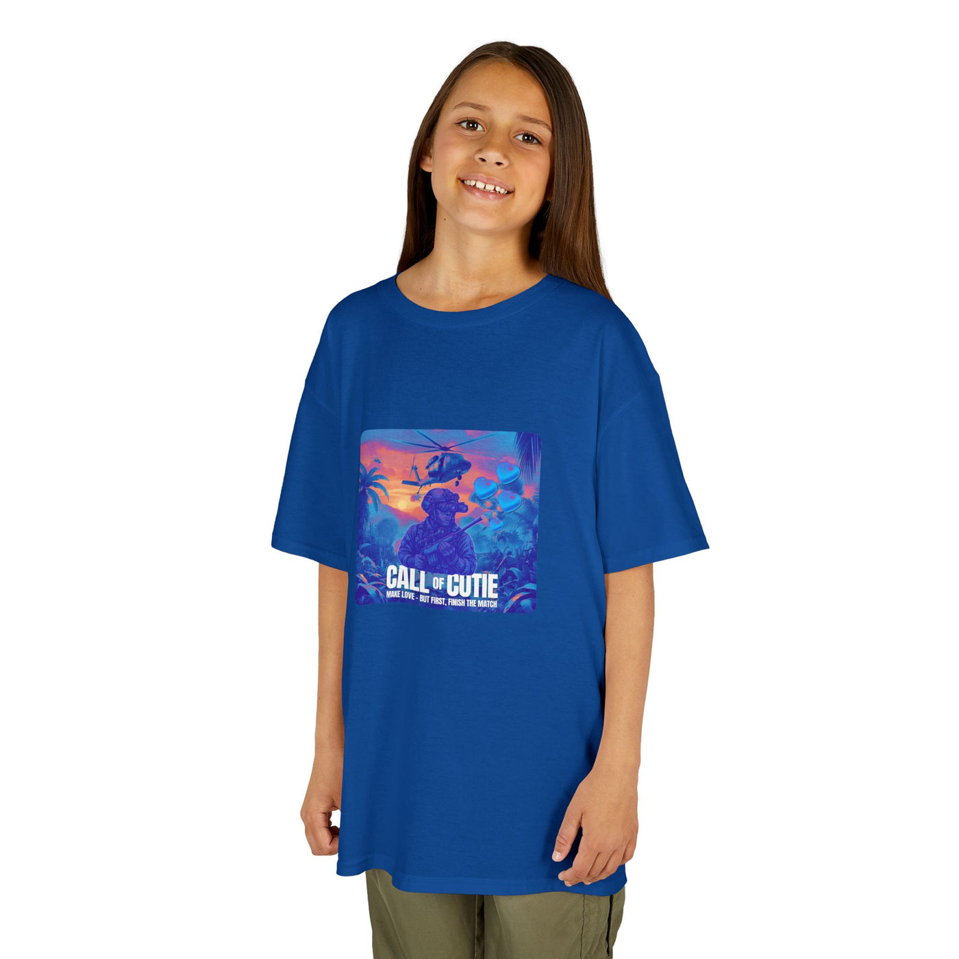 Call of Cutie Unisex Oversized Boxy Tee - Chill Vibes for Game Lovers for Teens