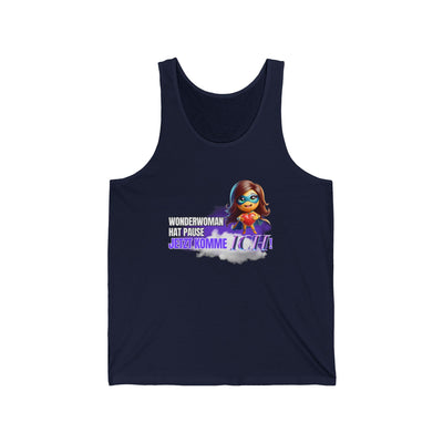 Funny Wonder Woman Unisex Jersey Tank - Perfect for Fitness and Casual Wear