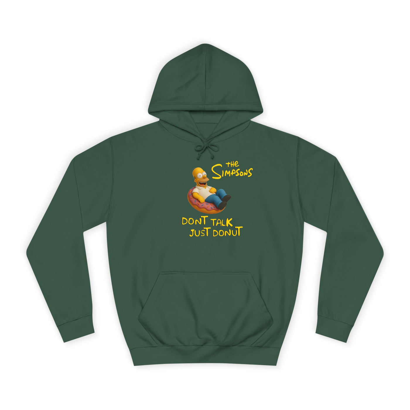Funny Donut Lover Hoodie, Unisex College Hoodie, The Simpsons