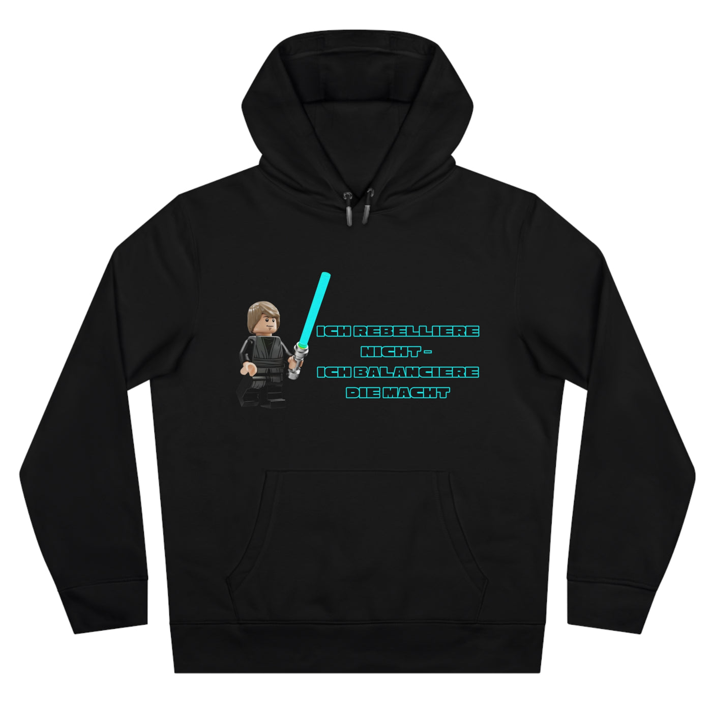 Star Wars Inspired King Hooded Sweatshirt - "I do not rebel - I balance the Force"