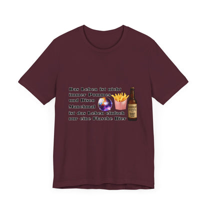Pommes, Disco & Bier Shirt- Unisex