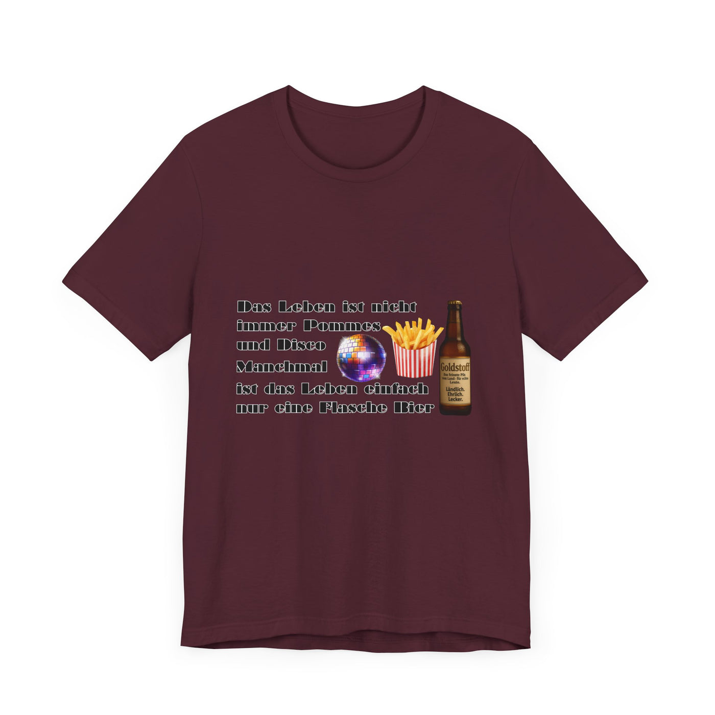 Fries, Disco &amp; Beer Shirt- Unisex
