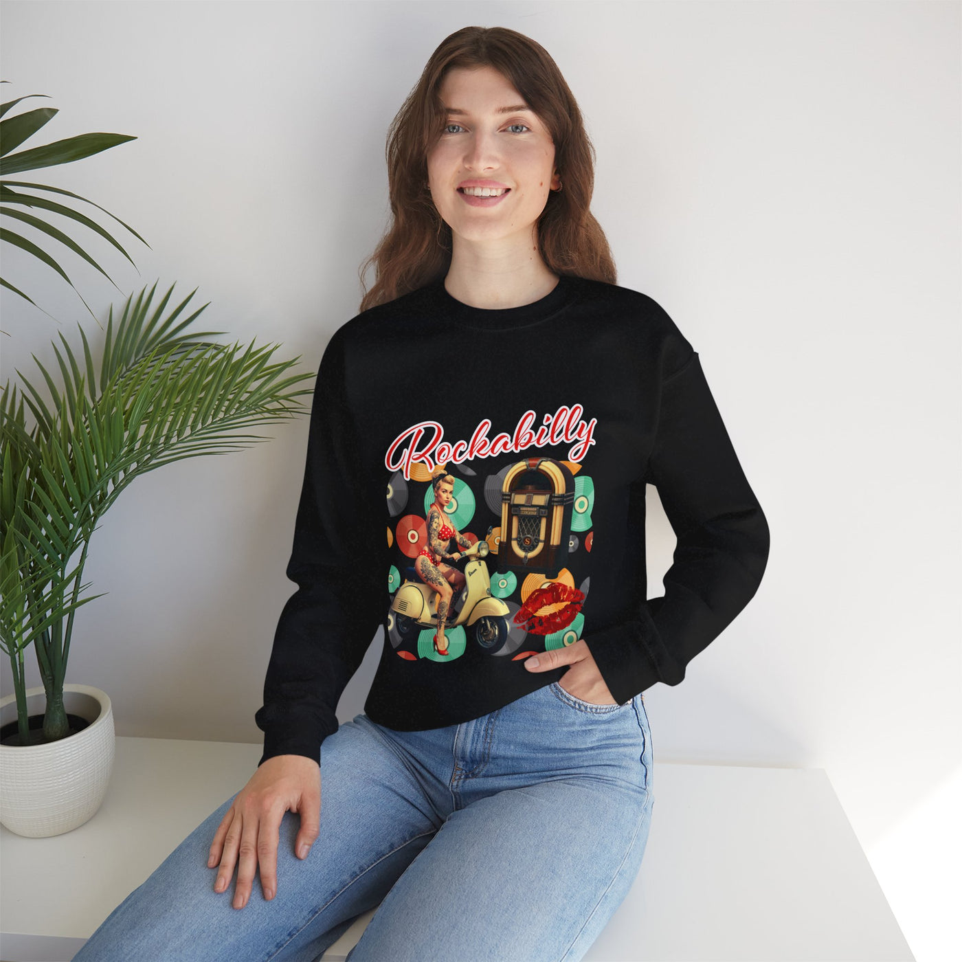 RockabillyHeavy Blend Sweatshirt | Vintage Vibe