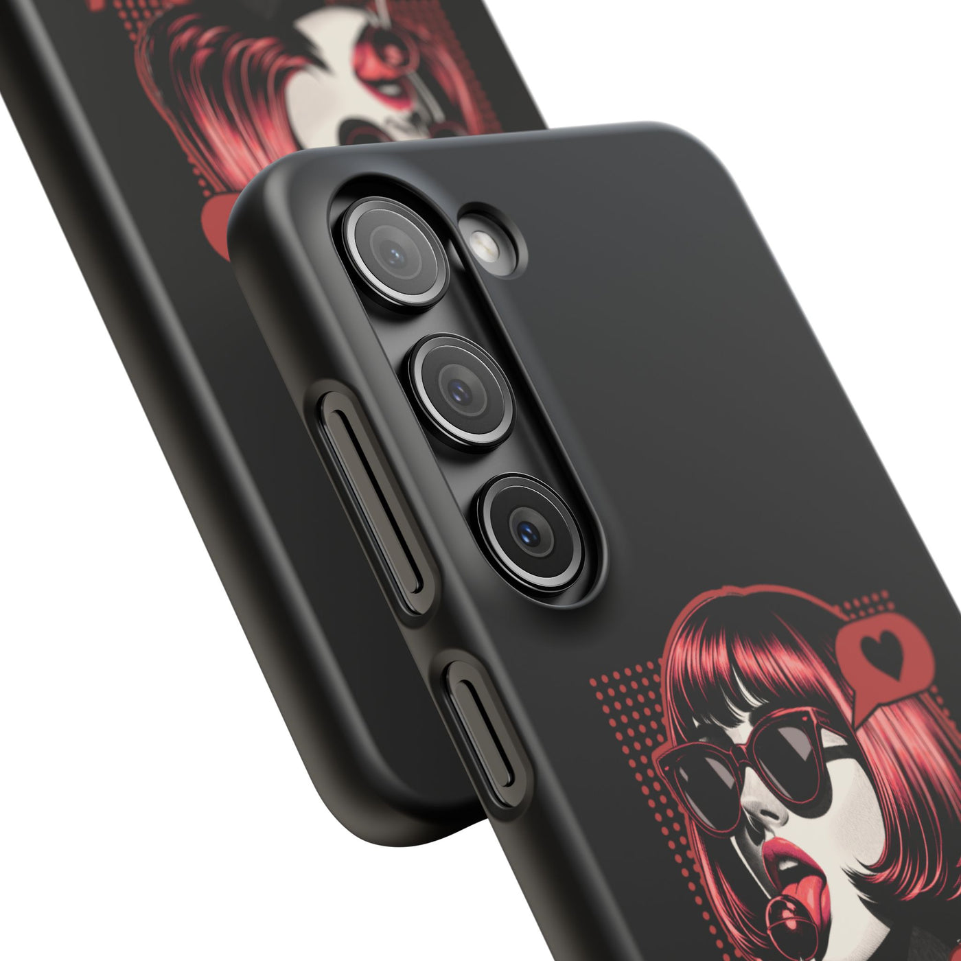 Retro Girl Snap Case Handyhülle