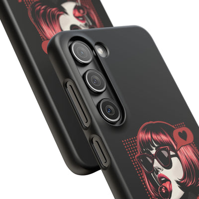 Retro Girl Snap Case Handyhülle