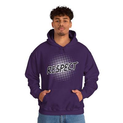 Respect Unisex Hooded Sweatshirt, Streetwear Hoodie