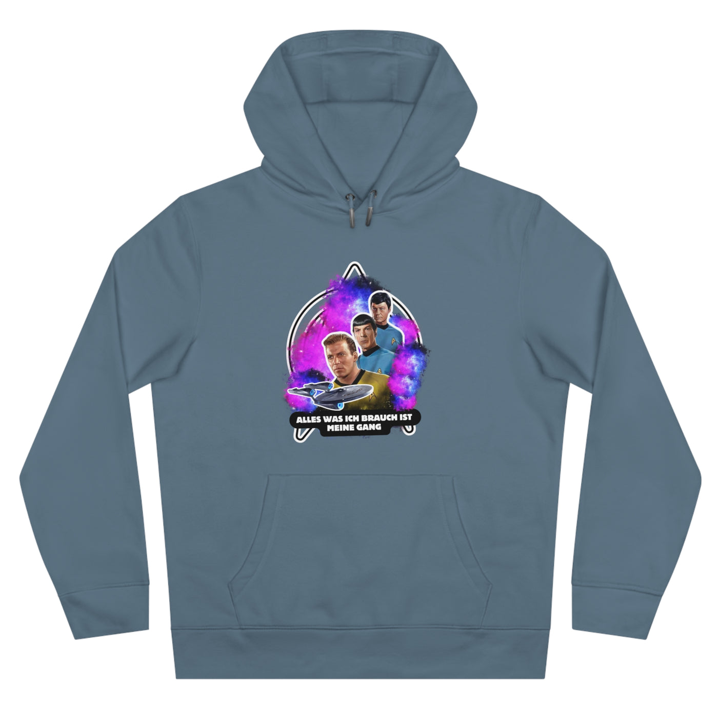 Hoodie Sweatshirt - Star trek "alles was ich brauch ist meine Gang"