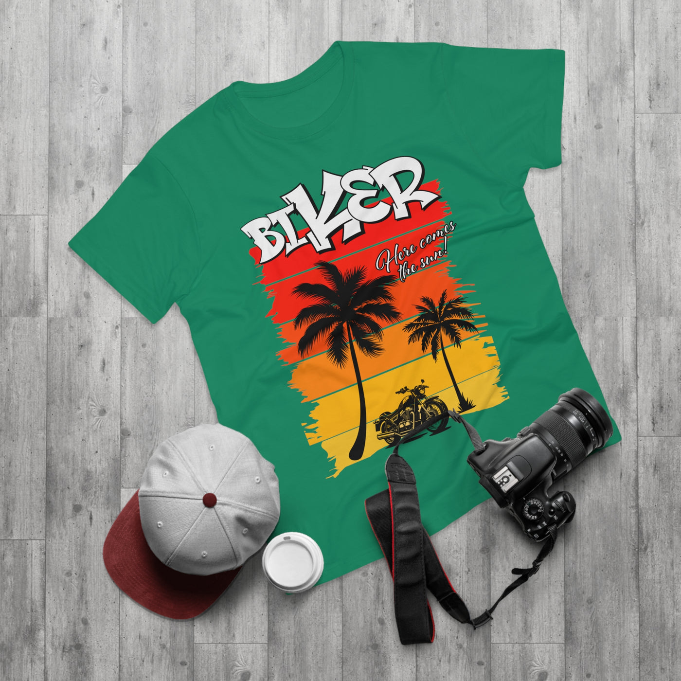 Retro Biker Vibes T-shirt -