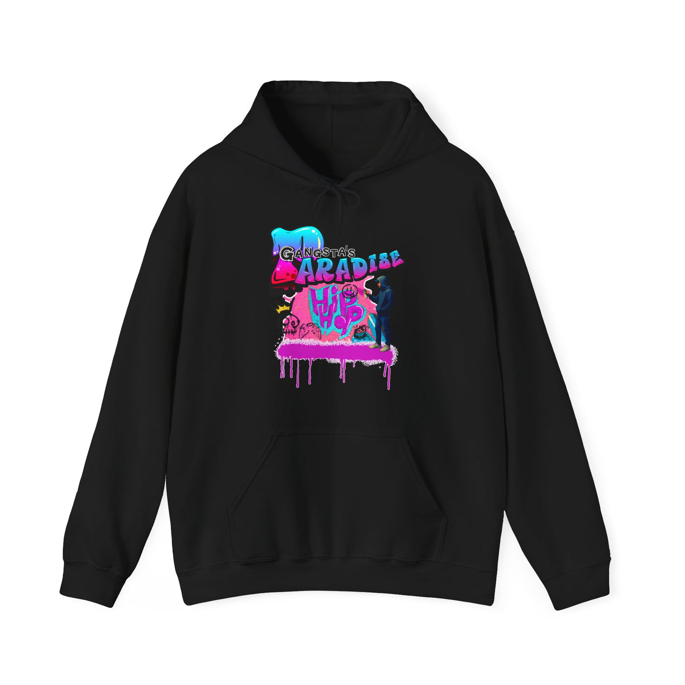 Hoodie Hip Hop Graffiti Design