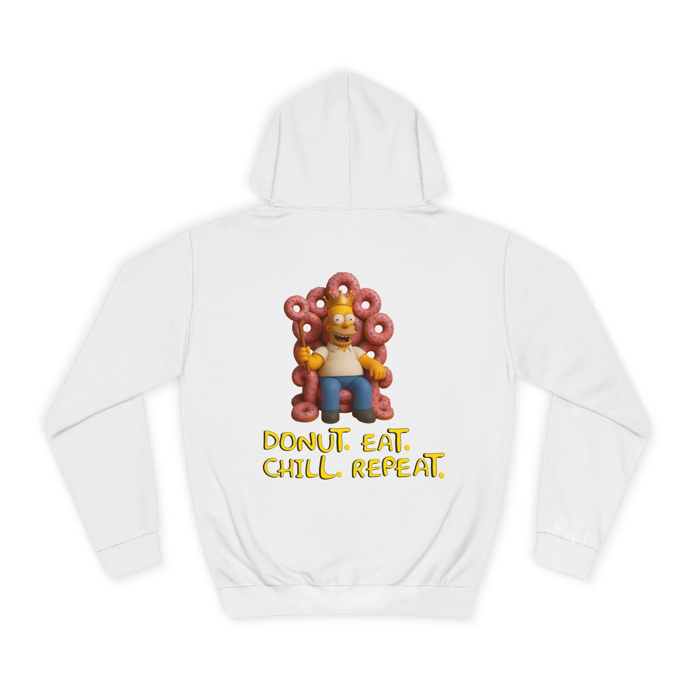 Funny Donut Lover Hoodie, Unisex College Hoodie, The Simpsons