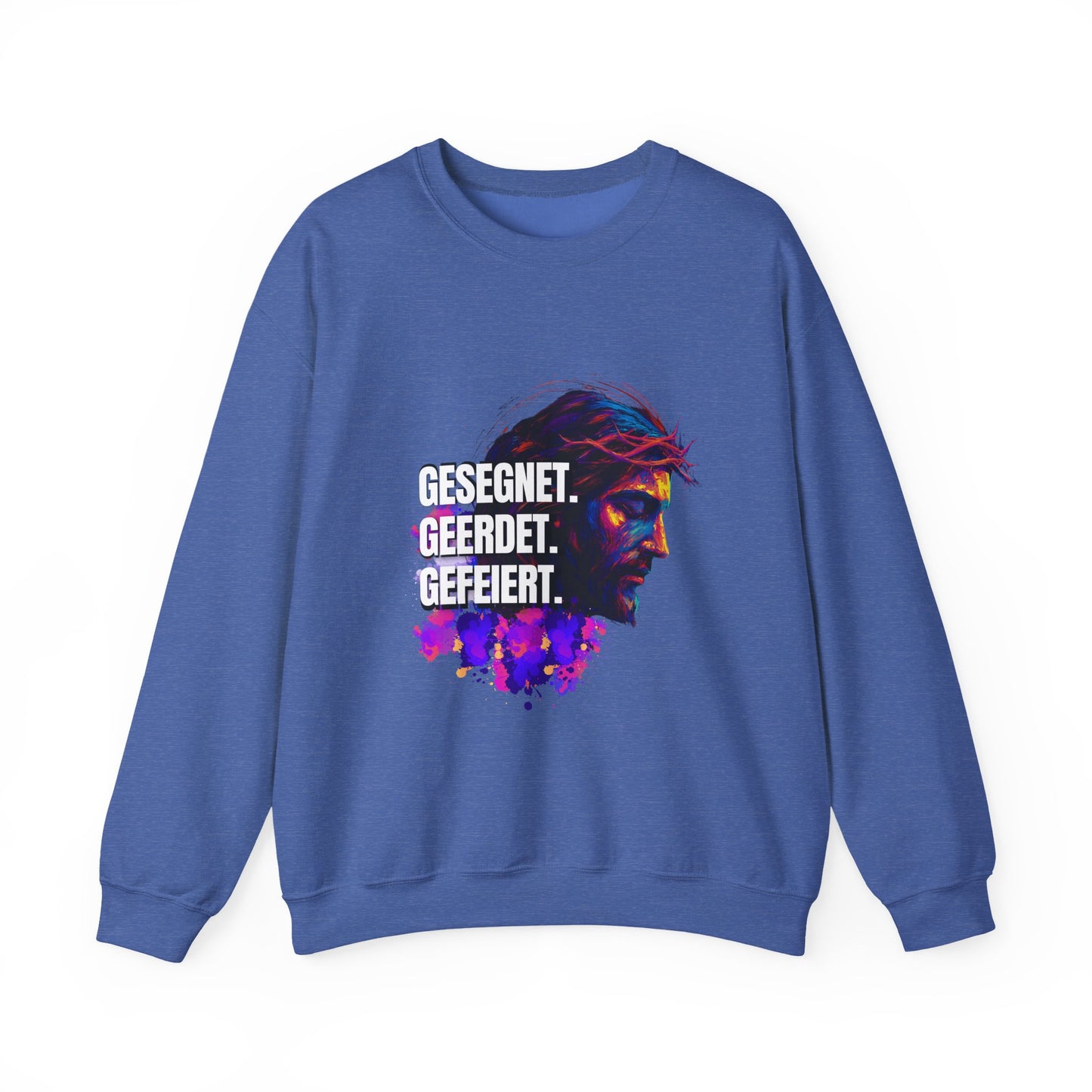 Sweatshirt Jesus- BLESSED - GROUNDED - CELEBRATED