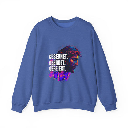 Sweatshirt Jesus- BLESSED - GROUNDED - CELEBRATED