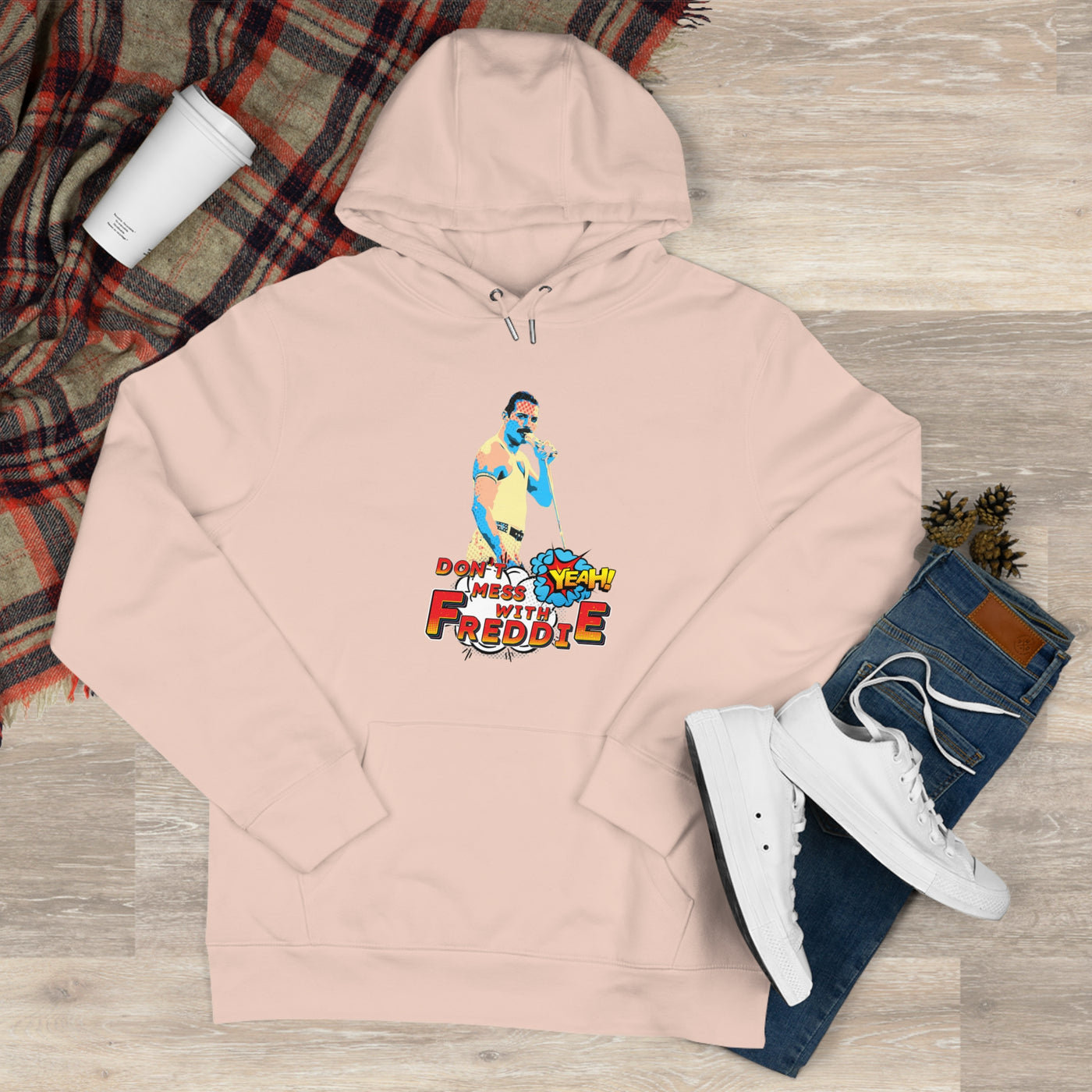 Hoodie - Retro Freddie Queen Design