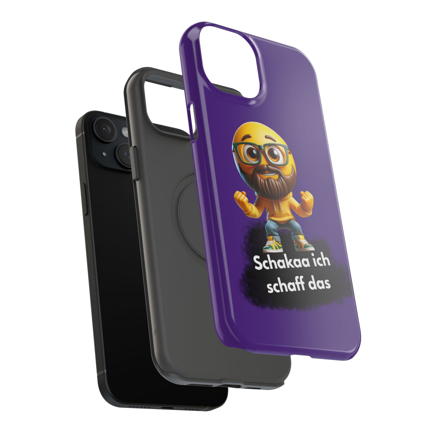 Motivational Impact-Resistant Phone Case - "Schakaa ich schaff das"