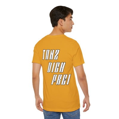 Tanz dich frei - Retro Techno Vibe Unisex Tee, Dance Party Shirt, Gift for Ravers, Festival Fashion,