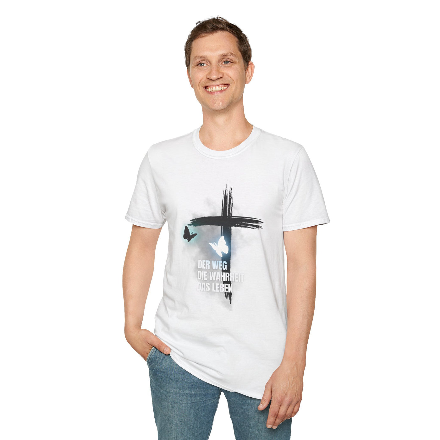 Faith-Inspired Unisex Softstyle T-Shirt – Spiritual, Jesus, Christian,