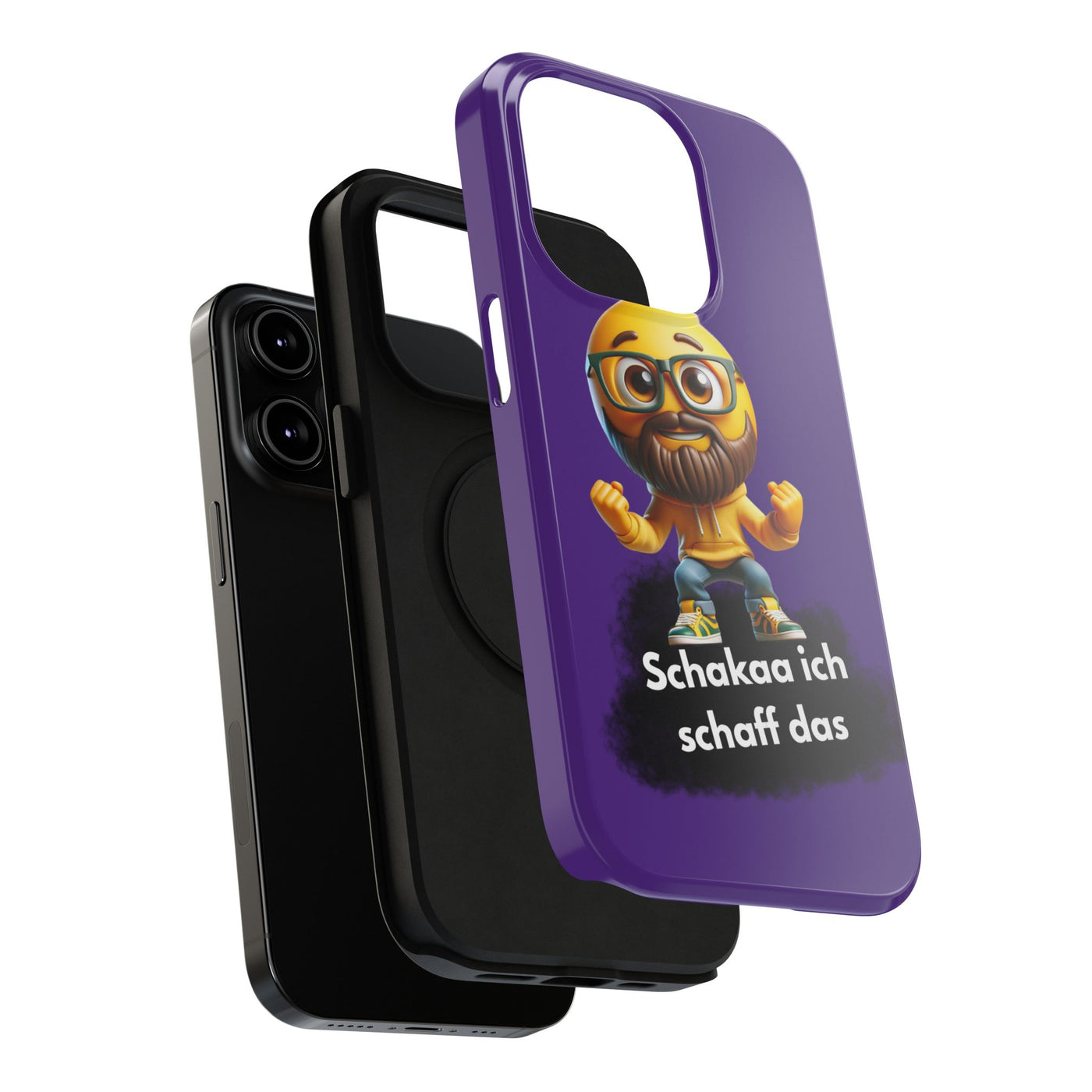 Motivational Impact-Resistant Phone Case - "Schakaa ich schaff das"