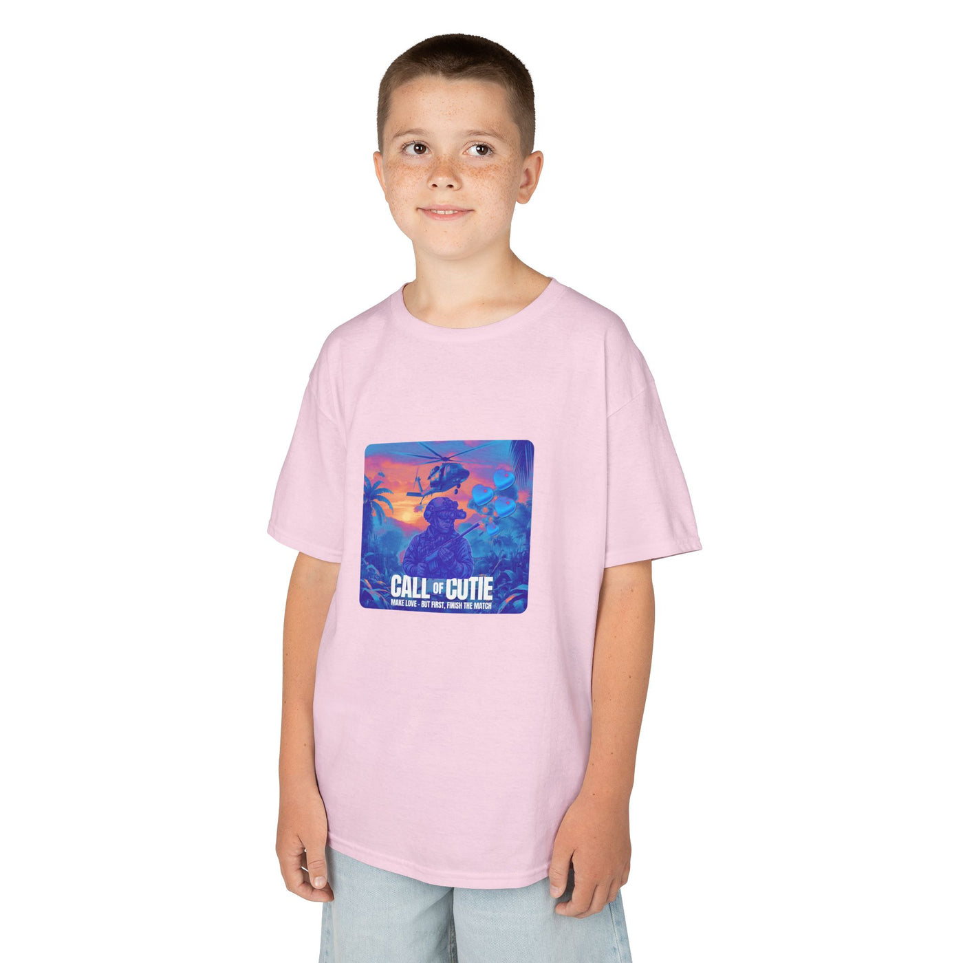 Call of Cutie Unisex Oversized Boxy Tee - Chill Vibes for Game Lovers for Teens