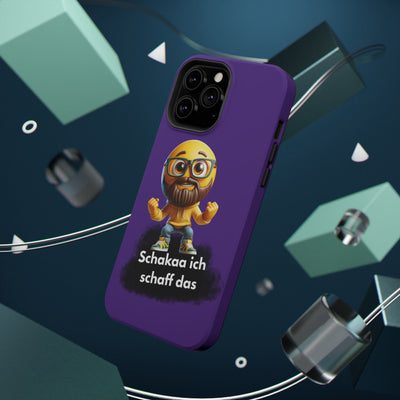 Motivational Impact-Resistant Phone Case - "Schakaa ich schaff das"