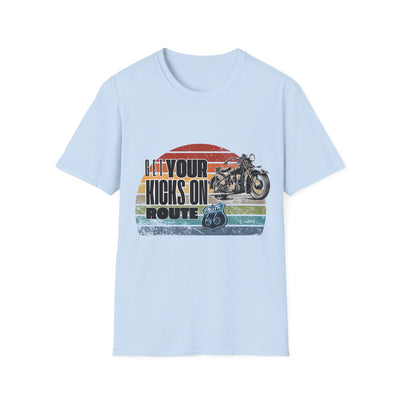 Retro Motorcycle Adventure Hoodie - 'Get Your Kicks On Route 66'