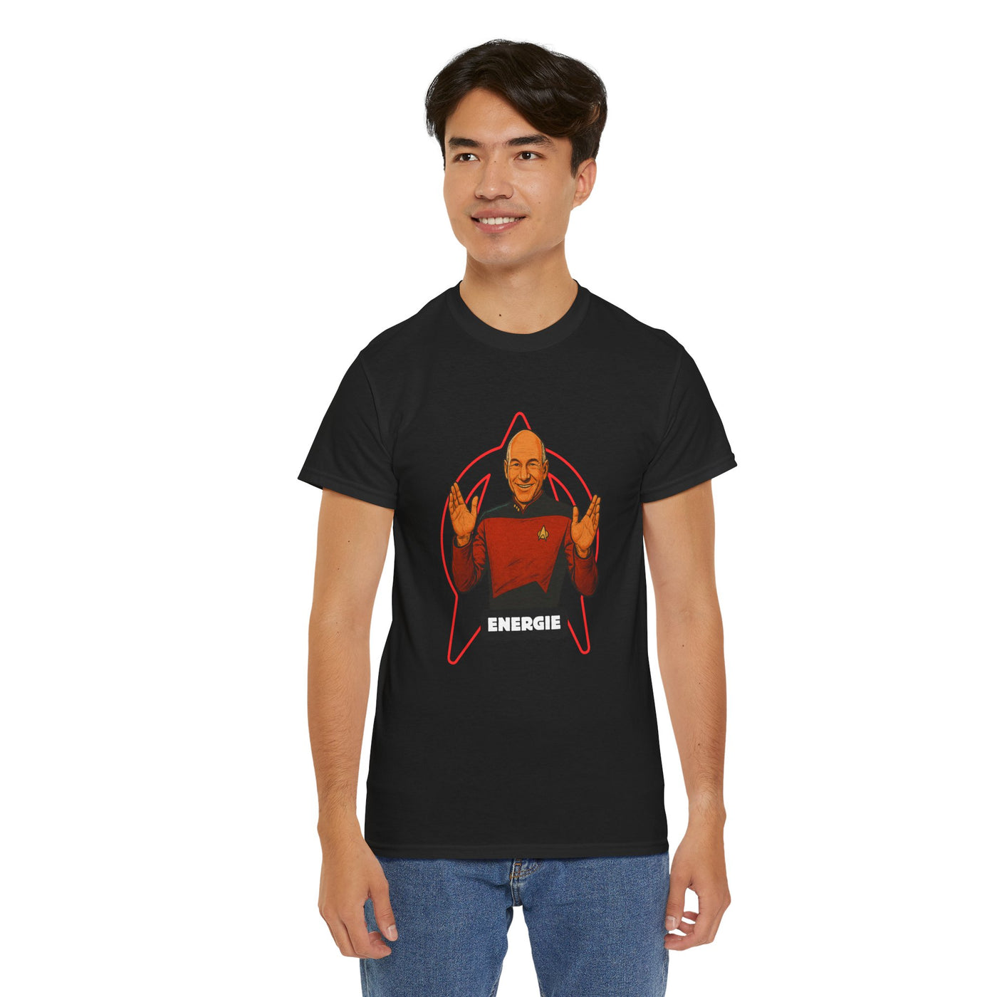 Energie Unisex Heavy Cotton Tee - Perfect for Sci-Fi Fans and Casual Wear