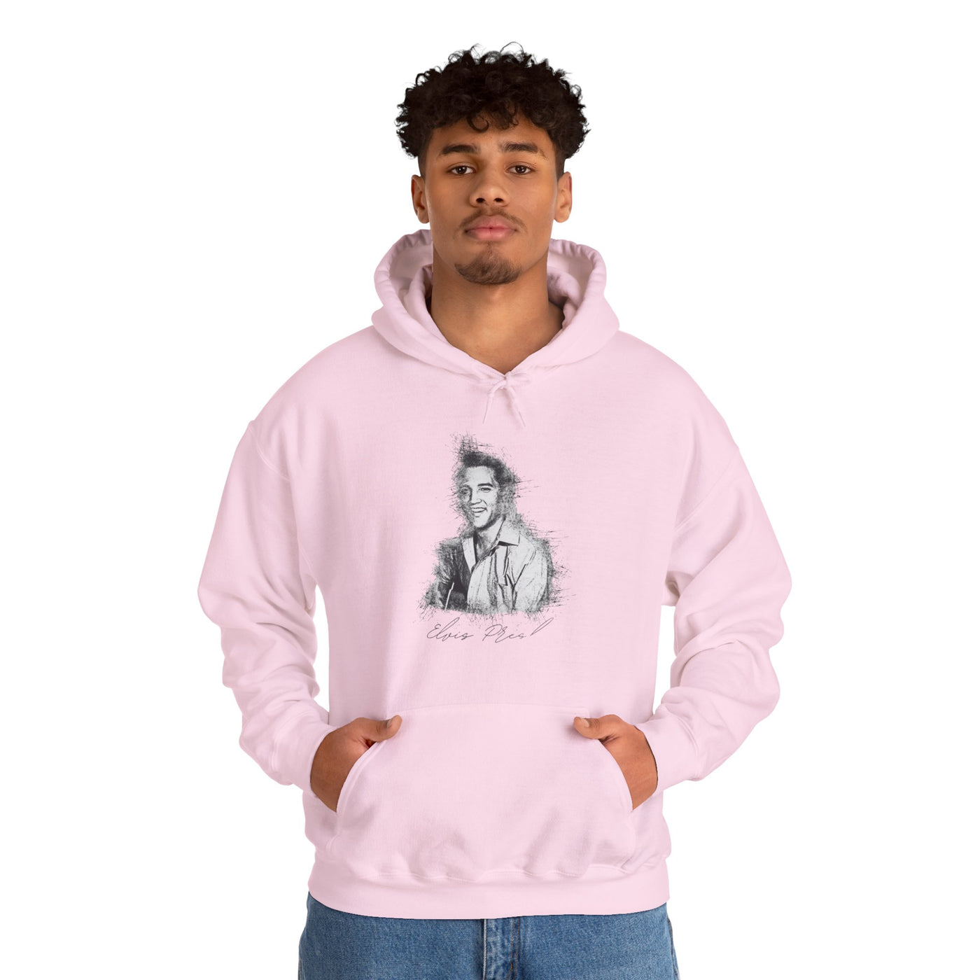 Hoodie Elvis Presley Inspired Vintage Design