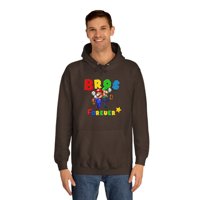 Super Bros College Hoodie, Unisex Gaming Hoodie