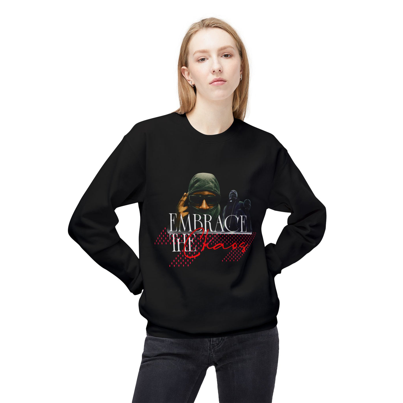Embrace Chaos Crewneck Sweatshirt - Unisex