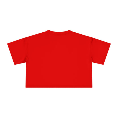 Skateboarding Women's Crop Tee - Keep On Skatin' &amp; Fall Ride Graphic T-Shirt