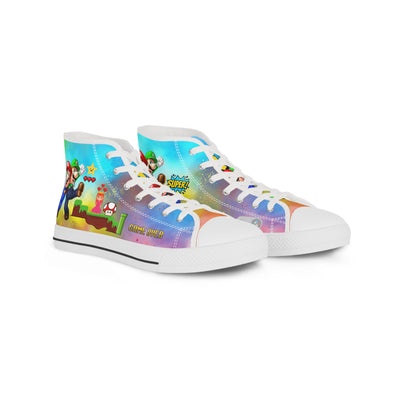Super Gaming High Top Sneakers, Retro Gaming Sneakers