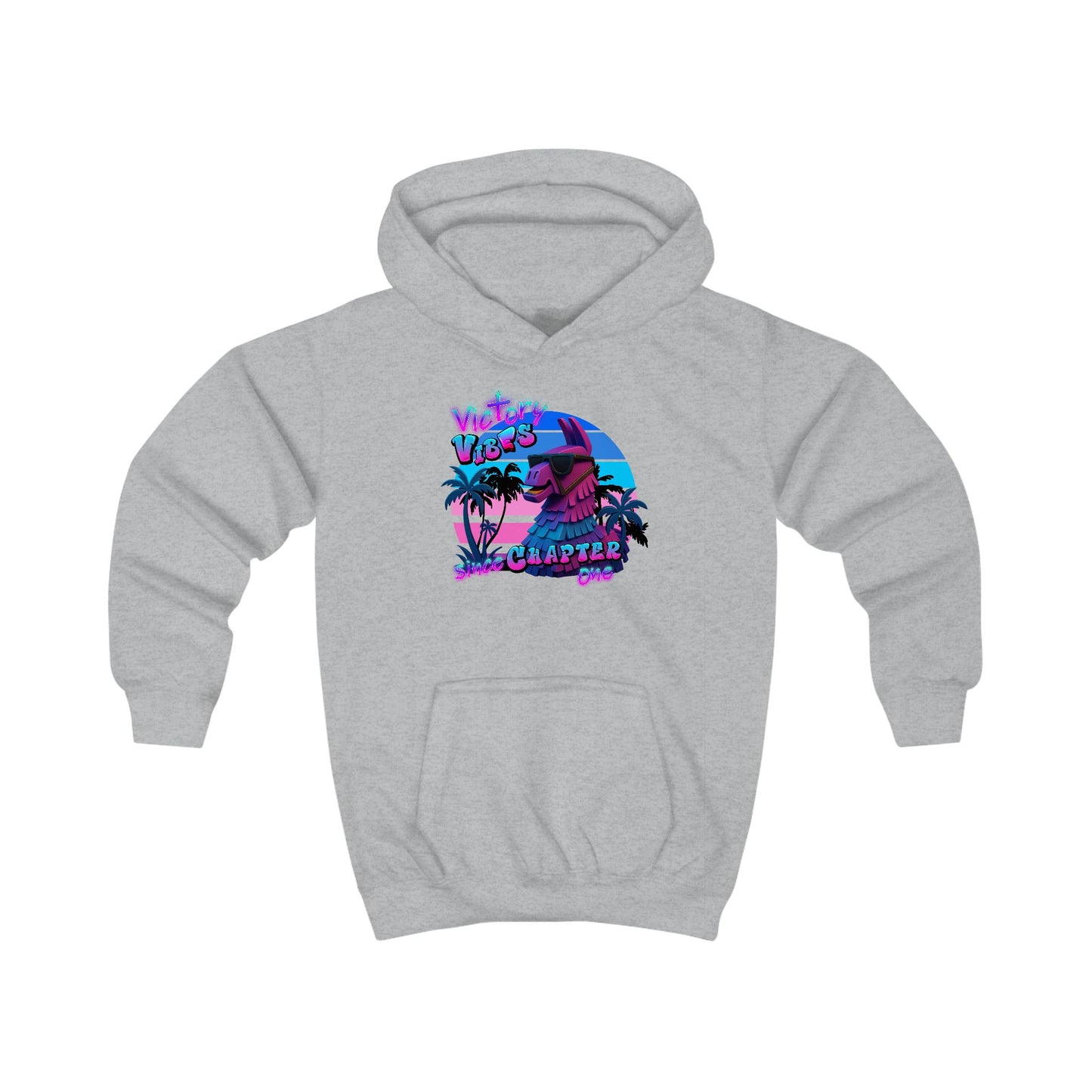 Kids Hoodie Fortnite - Victorious Vibes since Chapter Design, Trendy Youth Apparel