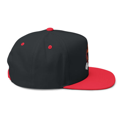 Trust in You Embroidered Flat Bill Cap - Motivational Hat for Confidence & Style