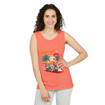 Retro Summer Vibes Tank Top Here comes the sun