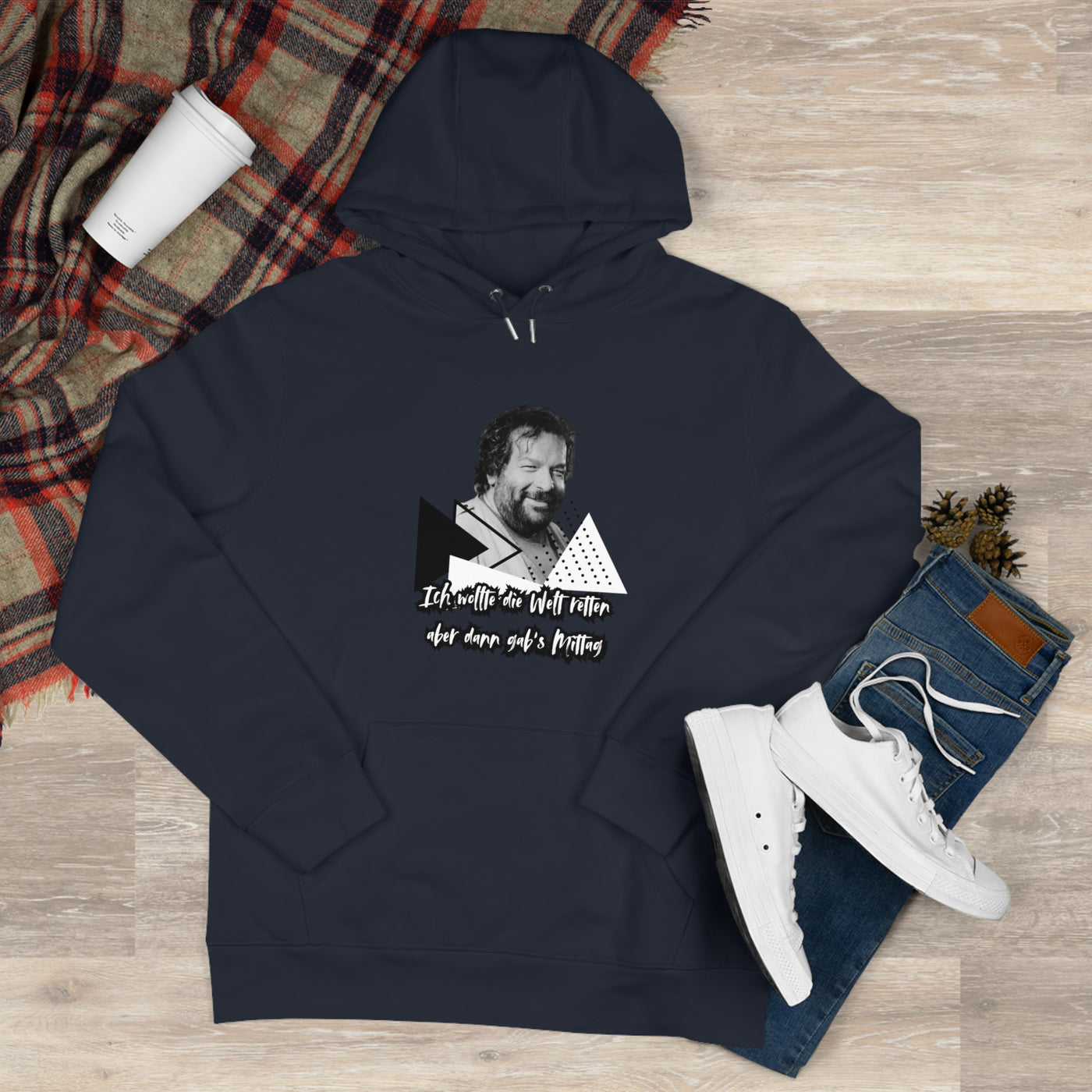 Hoodie Bud Spencer - I wanted to save the world and then...