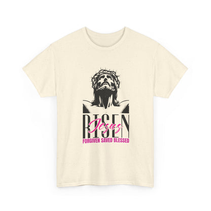 Jesus "Risen" Faith-Based Christian T-Shirt