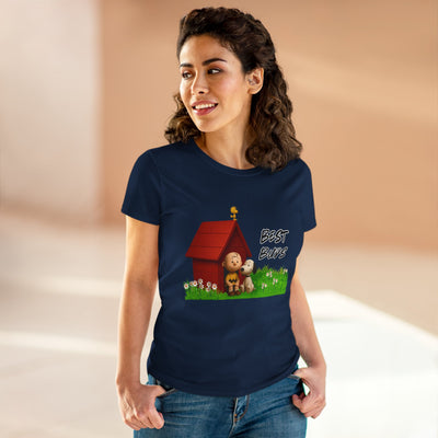 Best Buds  - Snoopy - Women's Cotton Tee