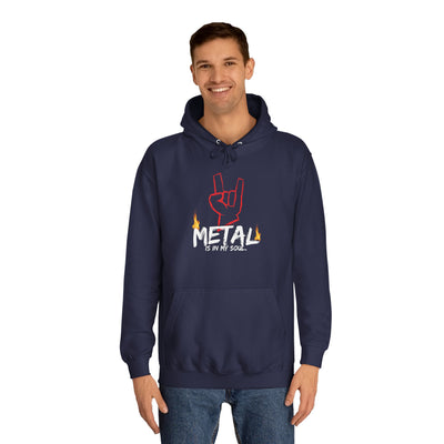 "Metal" Music Unisex College Hoodie