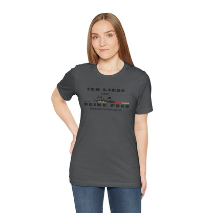 Funny Unisex Jersey Tee - "Ich Liebe Meine Frau" T-Shirt
