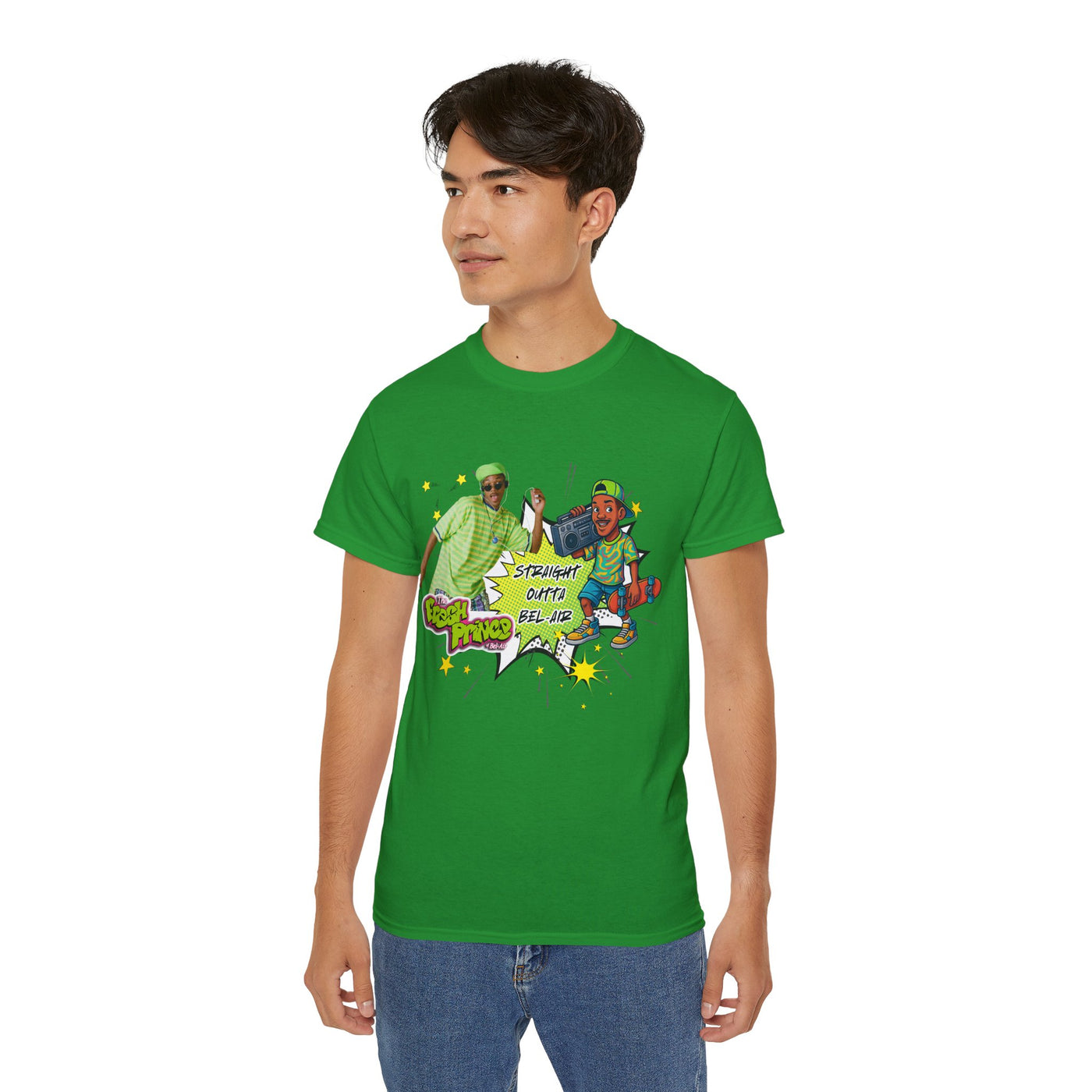 Prince from Bel Air, Hip-Hop Fashion Shirt, Vintage 90s Style