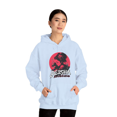 "Geisha Inside"Fleece Hoodie, Cozy