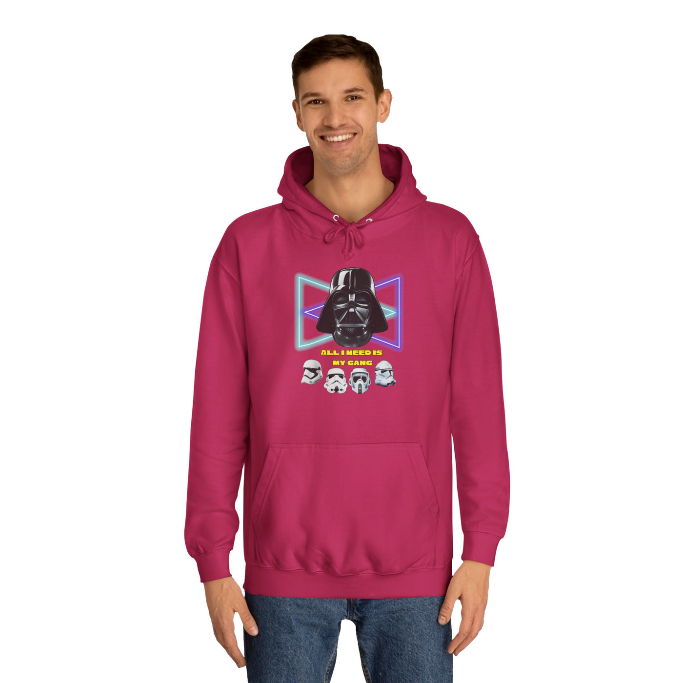 Star Wars unisex Hoodie - Darth Vader &amp; Stormtrooper Design All i need is my gang