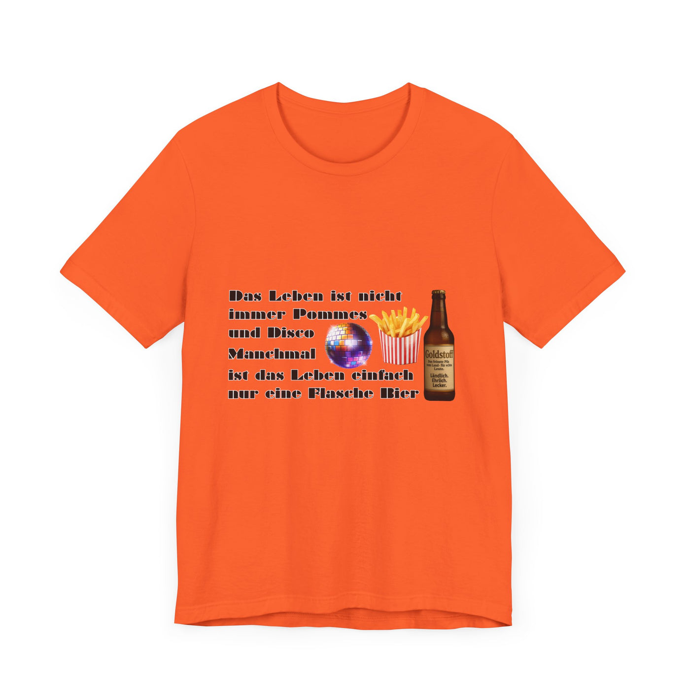 Fries, Disco &amp; Beer Shirt- Unisex