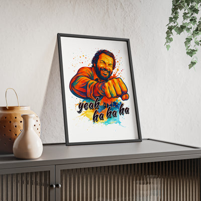 Funny Motivational Poster with Bud Spencer – 'Yeah Ha Ha Ha' 
