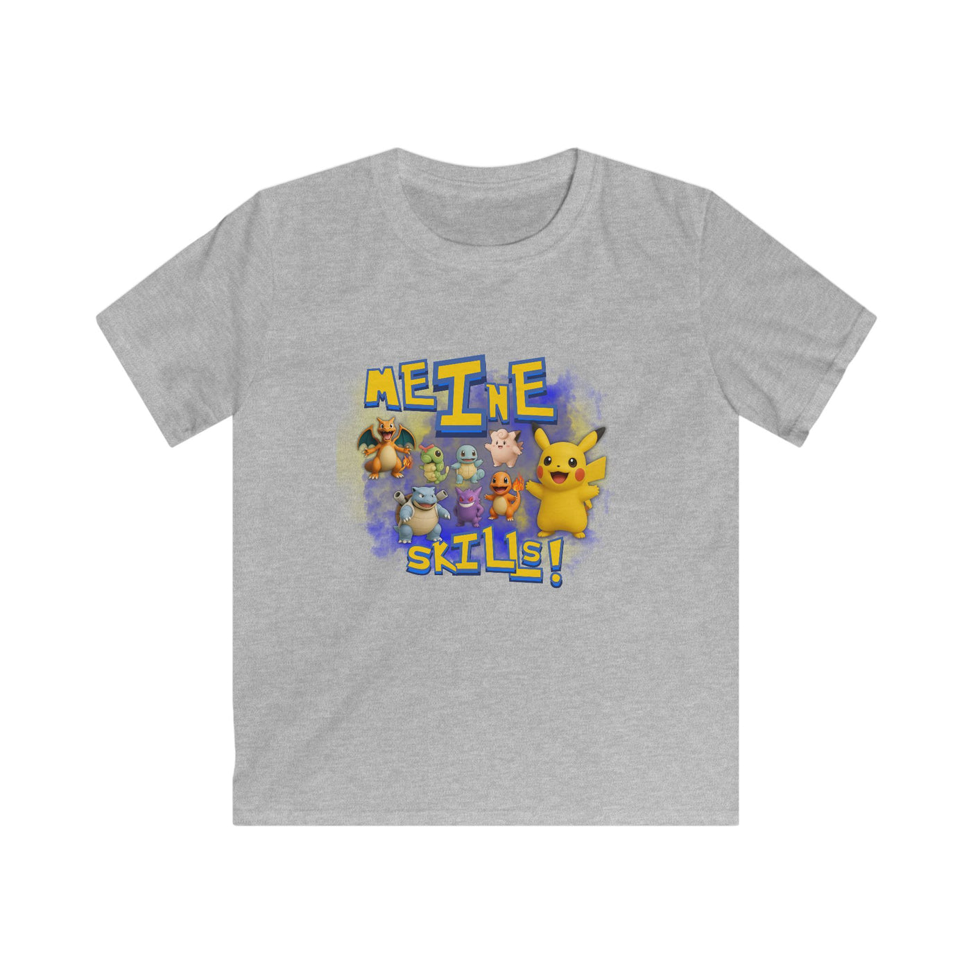 Teeny - Pokemon Skills Unisex Tee, Fun Casual Shirt