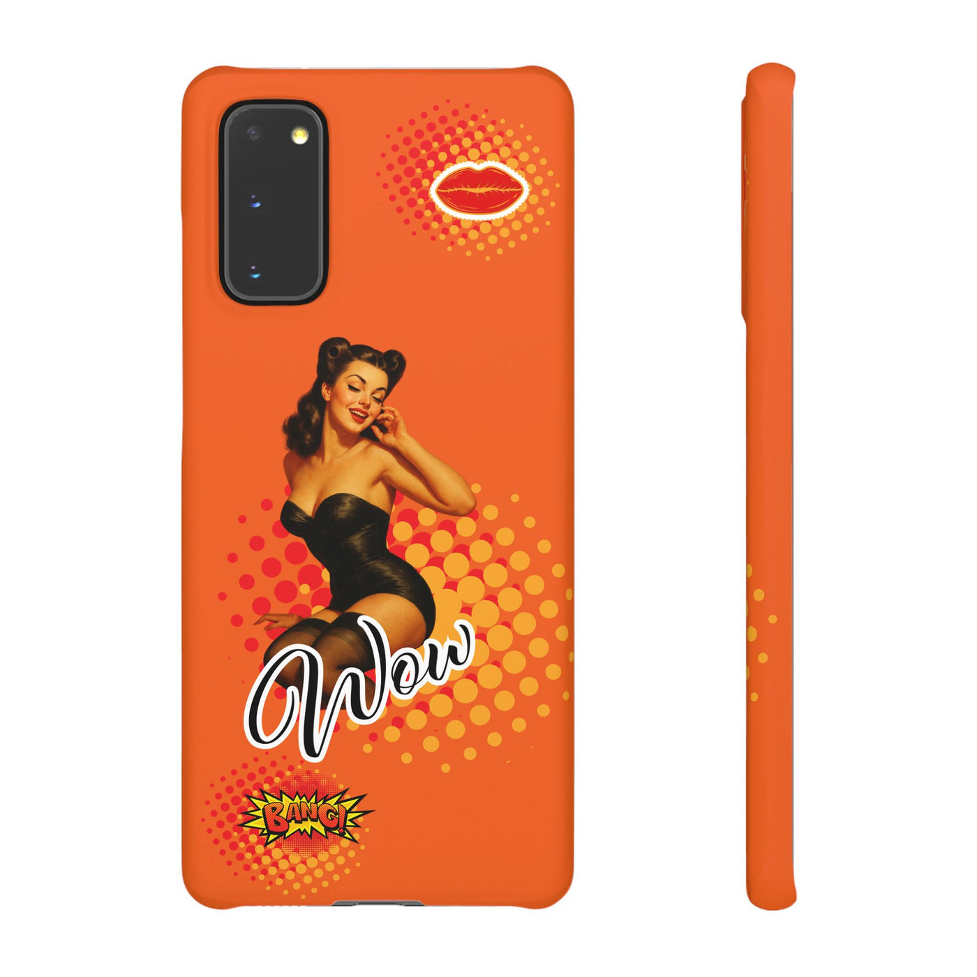 Retro Pin-Up - Handyhülle - Snap Case - Bold 'Wow' Design