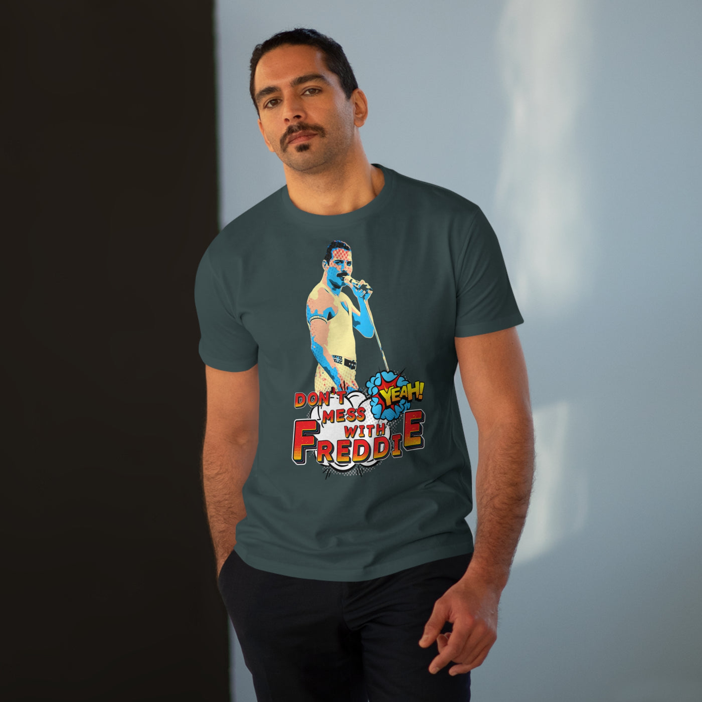 Freddy-Inspired Graphic Tee - Fun & Bold Modern Fit Shirt