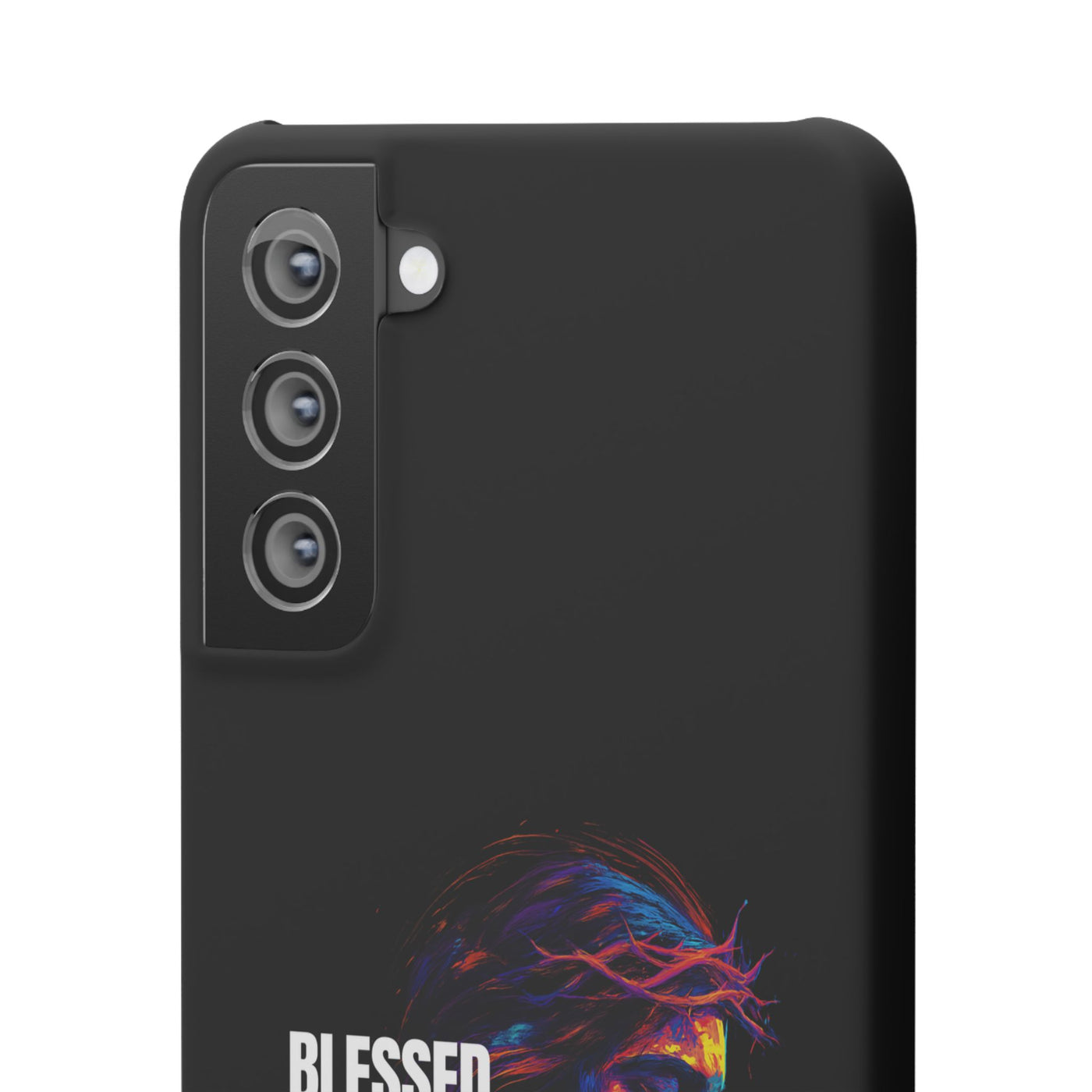 Blessed Saved loved - Snap Case - Jesus