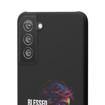 Blessed Saved loved - Snap Case - Jesus