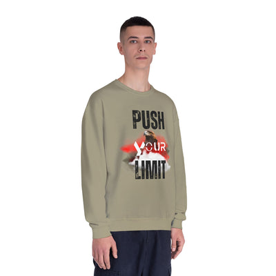 Motivational Crewneck Sweatshirt - "Push Your Limit" 